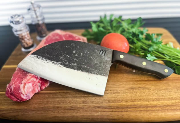 Original Serbian Chef Knife with Cutting Board 2 pcs Set By Almazan® -  Welcome to Almazan Knives